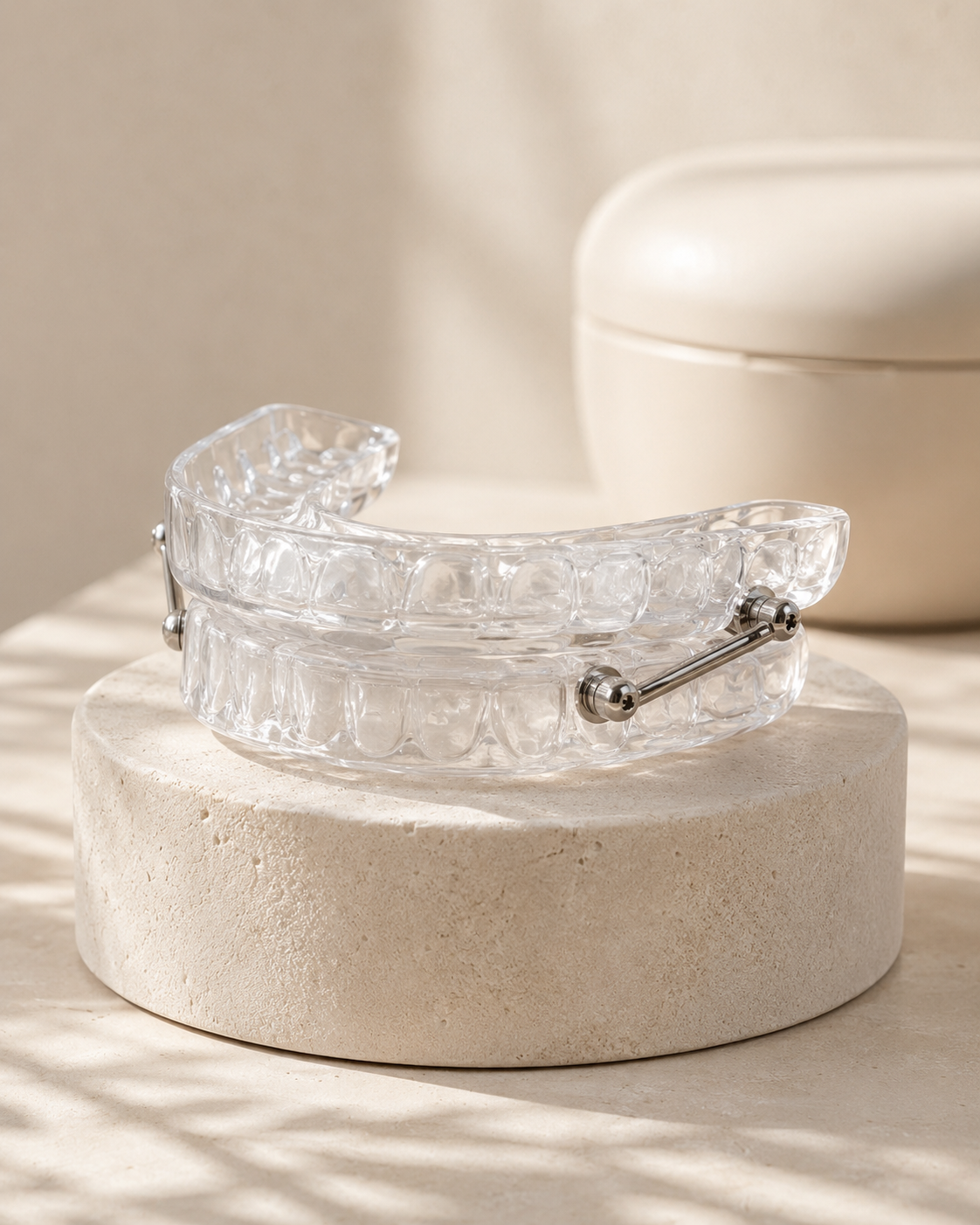 Placa intraoral de avanço mandibular